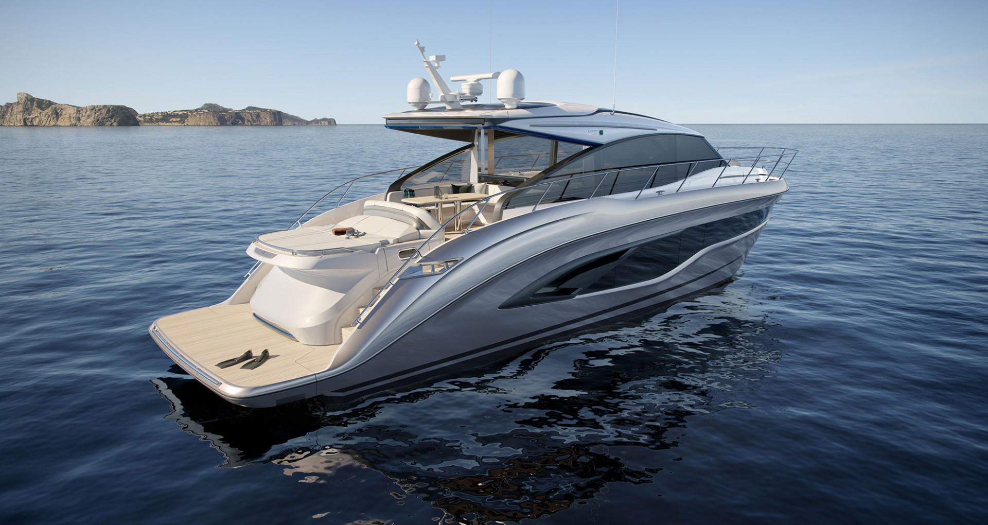 Princess V 55 charter  Saint-Tropez